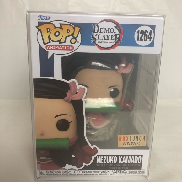 Nezuko Kamado Running Demon Slayer Funko Pop #1264 Animation BL Exclusive - New - Picture 8 of 8